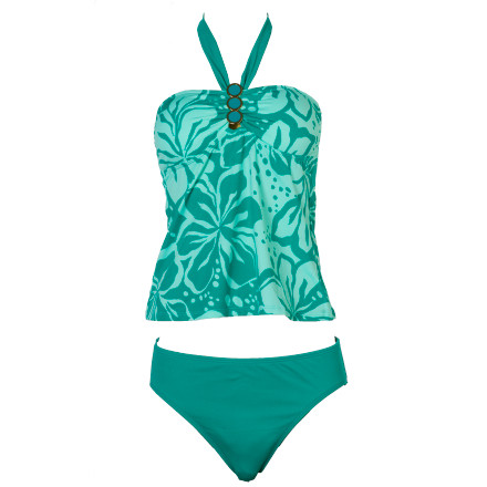 Leilani Barracuda Bandeaukini Top/Shaper Bottom One-Piece Swimsuit - Women's - 2009