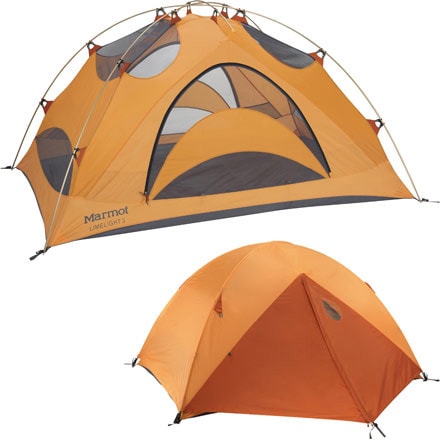 Marmot Limelight 3-Person Tent w/ Footprint and Gear Loft