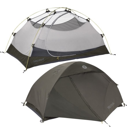 Marmot Earlylight Tent with Footprint and Gear Loft:  2-Person 3-Season