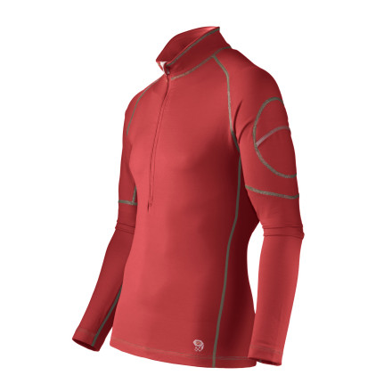 Mountain Hardwear Lightweight Power Stretch Zip T - Men's - 2008