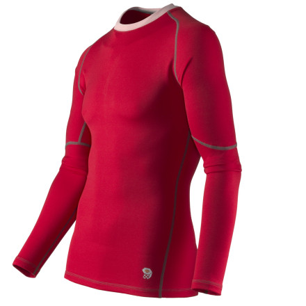 Mountain Hardwear Lightweight Power Stretch Crew - Long-Sleeve - Men's - 2008