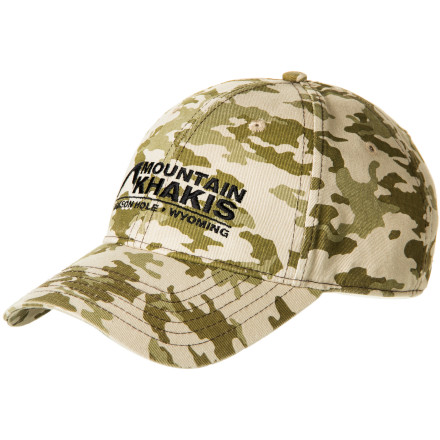 Mountain Khakis Chino Twill Camo Logo Cap