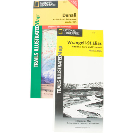 National Geographic Denali National Park and Preserve Map