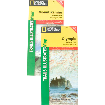 National Geographic Washington Map