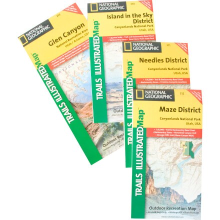 National Geographic Utah Rocky Mountain Maps