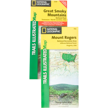 National Geographic Tennessee Map