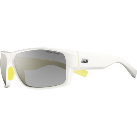 Nike Nike Expert Sunglasses White/Electric Yellow/Grey Silver Flash, One Size