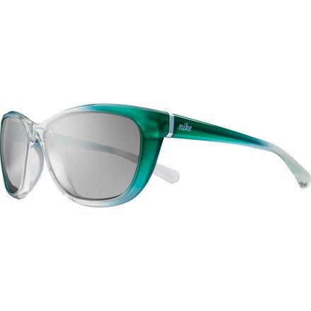 Nike Gaze Sunglasses Atomic Teal Gradient/Grey Silver Flash, One Size