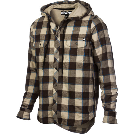 Nomis Flannel Hooded Shirt - Long-Sleeve - Men's