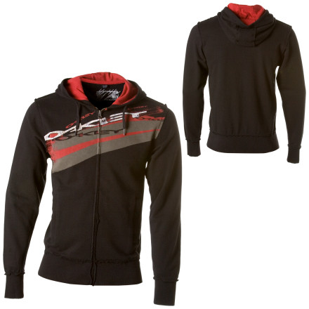 Oakley Rider Full-Zip Hooded Sweatshirt - Slim Fit - Men's - 2007