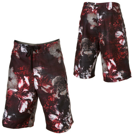 Oakley Hibiscus Plaid Board Short - Men's - 2008