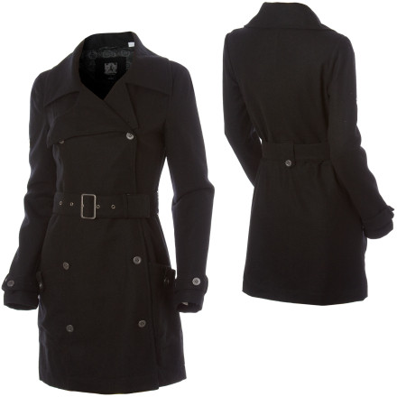 Oakley Infantry Belted Wool Coat - Women's - 2008