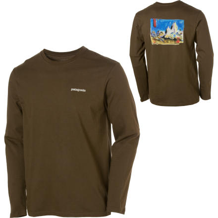 Patagonia Fitz Roy Study T-Shirt - Long-Sleeve - Men's - 2009