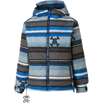 Paul Frank Stripe Puffy Jacket - Boys'