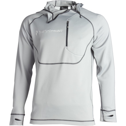 Peak Performance Move Side-Zip Hooded Pullover - Men's