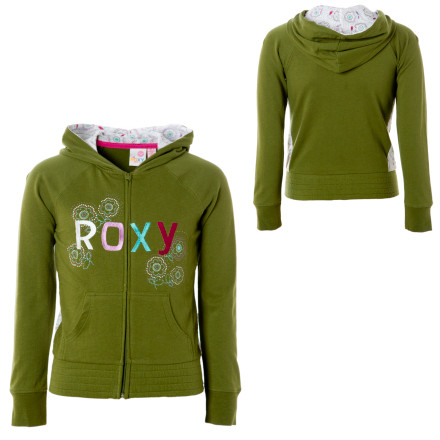 Roxy Roller Coaster Full-Zip Hooded Sweatshirt - Little Girls' - 2009