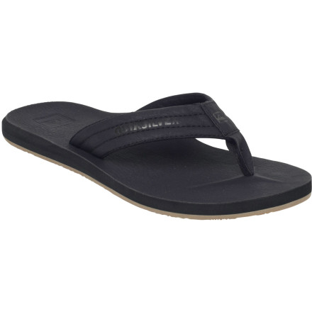 Quiksilver Carver Nubuck 4 Flip Flop - Men's | Backcountry