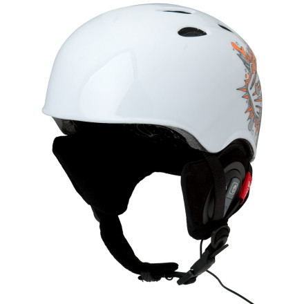 Red Hi-Fi Audex Subwoofer Helmet - 2007