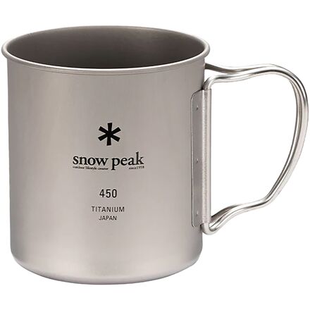 Snow Peak Single Wall 450 Mug Titanium