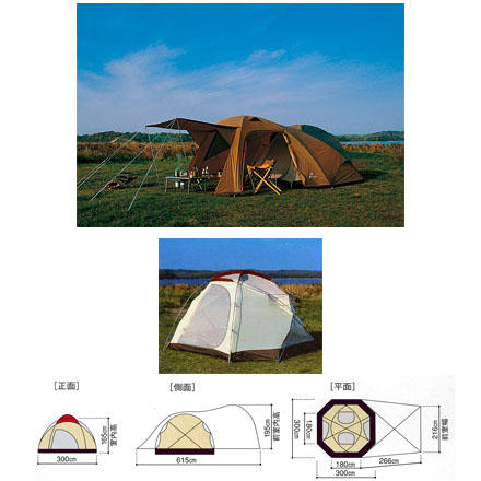 Snow Peak Landbreeze 6LX 6-Person 3-Season Tent - 2007