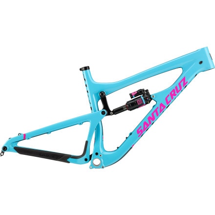 pink santa cruz bike