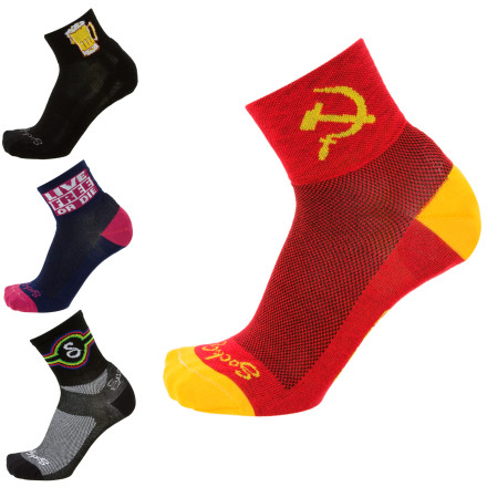 SockGuy Cycling Sock 4 Pack - Men's - 2007