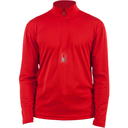 Spyder Silver Dip Dry WEB T-Neck
