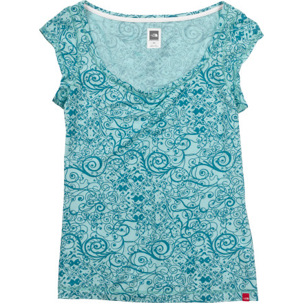 The North Face Bolshoi Scoop Crew Printed - Short Sleeve - Women's - 2008