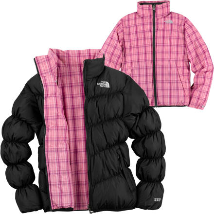 The North Face Moonkitty Reversible Down Jacket - Girls' - 2009
