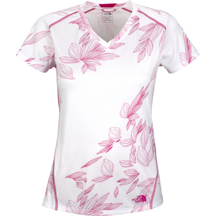 The North Face Printed Tech Velocitee V-Neck Shirt - Short-Sleeve - Women's - 2011