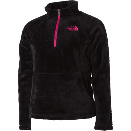 The North Face Mossbud 1/4 Zip Fleece Pullover - Girls'