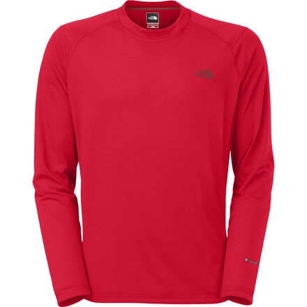 The North Face Flash Dry Crew - Long-Sleeve - Men's Rage Red, S