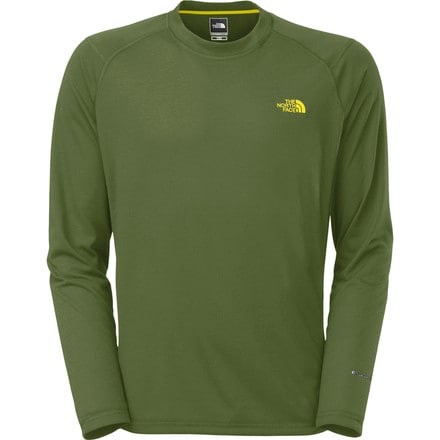 The North Face Flash Dry Crew - Long-Sleeve - Men's Scallion Green, S