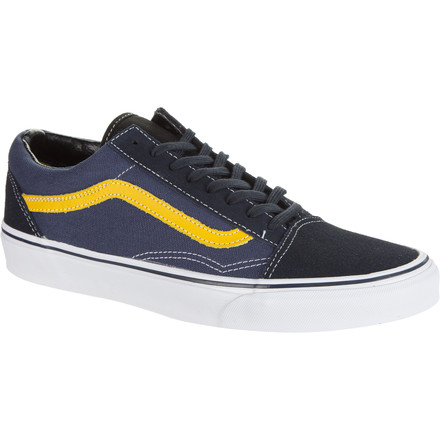 Vans Old Skool Skate Shoe - Men's (Suede/Canvas) Total Eclipse/Golden Rod, 11.5