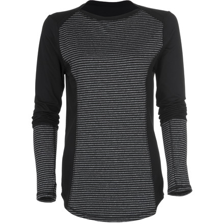Image of Velocity Contemporary Crewneck Performance Long Sleeve - Women's