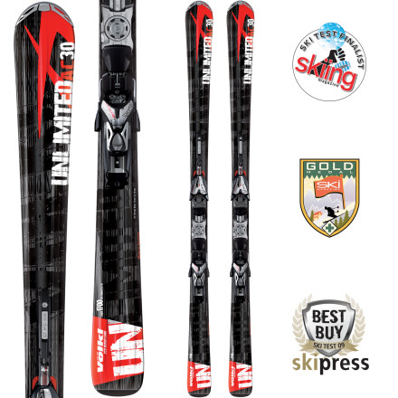 Volkl Unlimited AC30 Titanium Alpine Ski w/ Motion iPT 12.0 Piston Binding - 2008