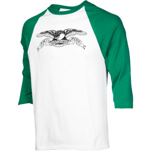 Anti-Hero Black Hero Jersey Shirt- 3/4-Sleeve - Men's