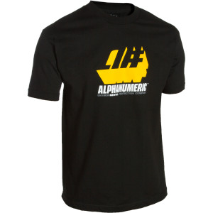 Alphanumeric Block T-Shirt - Short-Sleeve - Men's