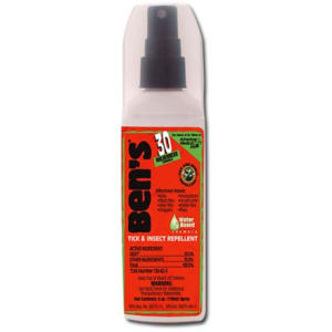 Ben's 30% Deet Tick & Insect Repellent