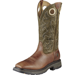 Click to Enlarge for Ariat Workhog Wide Square Toe Tall Steel Toe Boot - Men's Ariat Workhog Wide Square Toe Tall Steel Toe Boot - Men's -image