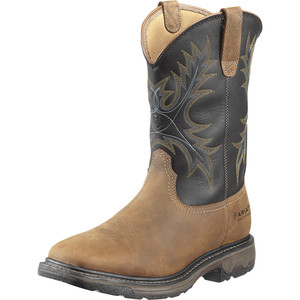 Click to Enlarge for Ariat Workhog Wide Square Toe H20 Steel Toe Boot - Men's Ariat Workhog Wide Square Toe H20 Steel Toe Boot - Men's-Image