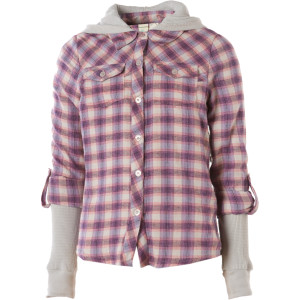 Billabong Never Mind Hooded Shirt - Long-Sleeve - Girls' - 2011