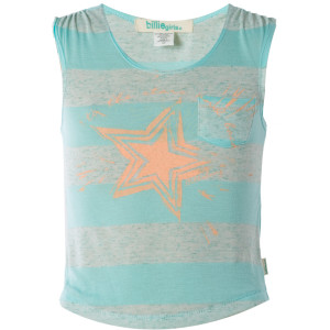 Twisty Tie Muscle Tank Top - Little Girls'
