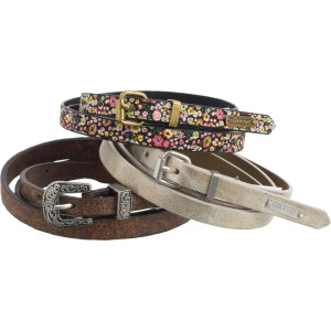 Pack Rat Skinny Belt - 3-Pack - Women's