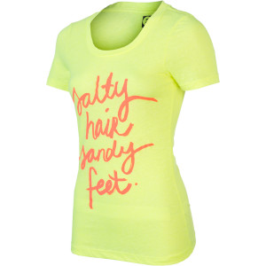 Salty Hair Sandy Feet T-Shirt - Short-Sleeve - Women's