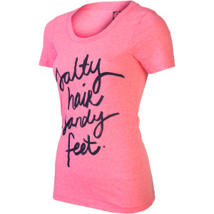 Salty Hair Sandy Feet T-Shirt - Short-Sleeve - Women's