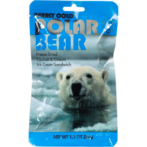 Freeze-Dried Polar Bear Cookies & Cream Ice Cream