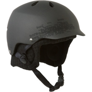 Bern Watts Carbon Fiber EPS Visor Helmet w/Knit Liner