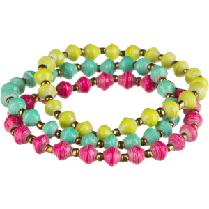 Click to Enlarge for 31 Bits Daphne 3-Peice Set Bracelet 31 Bits Daphne 3-Peice Set Bracelet -image