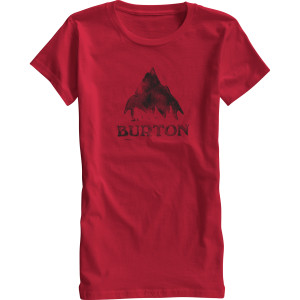 Click to Enlarge for Burton Stamped Mountain Recycled T-Shirt - Short-Sleeve - Women's Burton Stamped Mountain Recycled T-Shirt - Short-Sleeve - Women's-Image